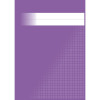 Räknehäfte A4 rutat 5x5mm lila 28 blad