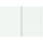 Skrivhäfte A5 olinj/linj. 14,5mm grön