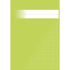 Räknehäfte A5 rutat 5x5mm ljusgrön
