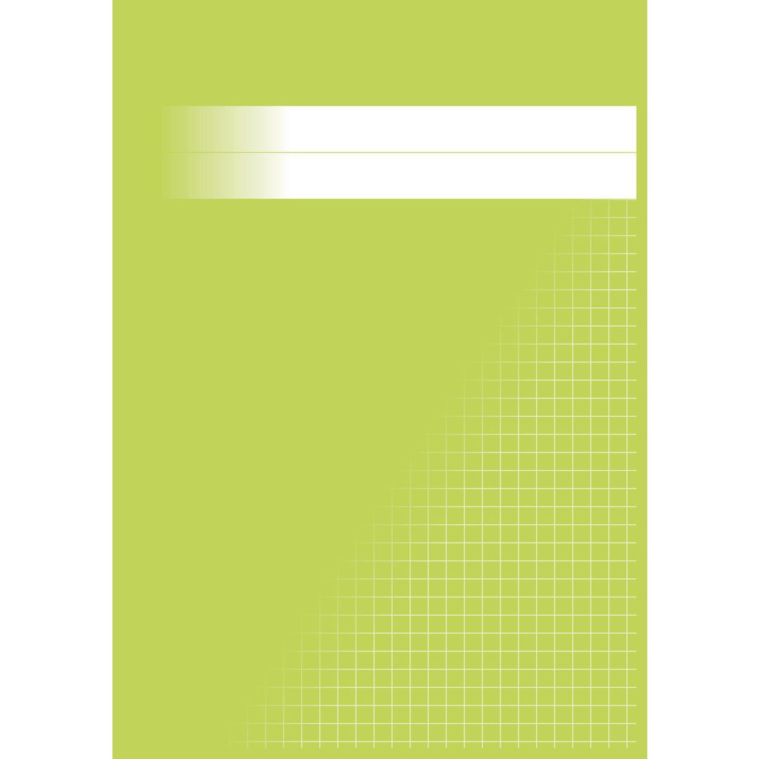 BildeRäknehäfte A5 rutat 5x5mm ljusgrön