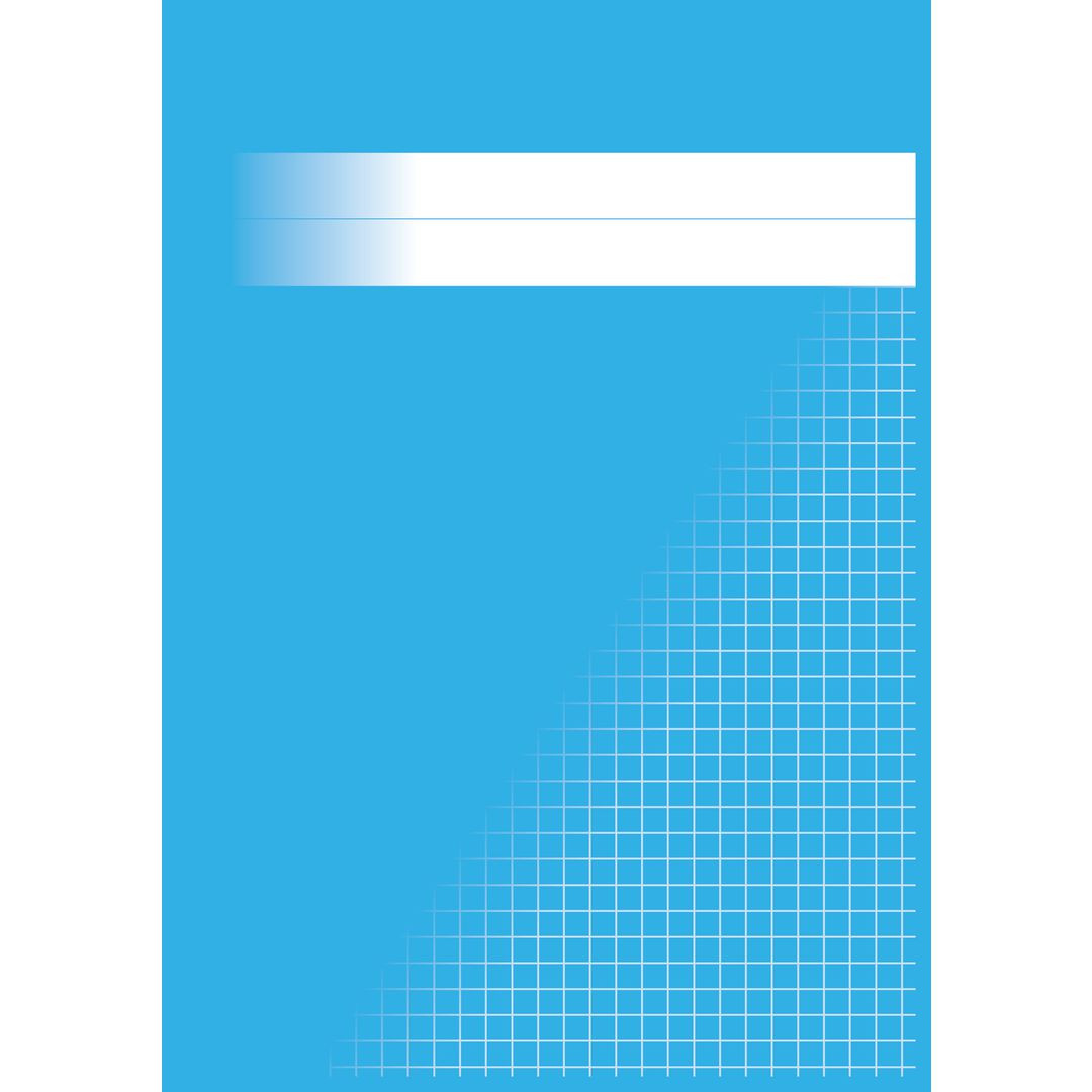 BildeRäknehäfte A5 5x5mm mellanblå