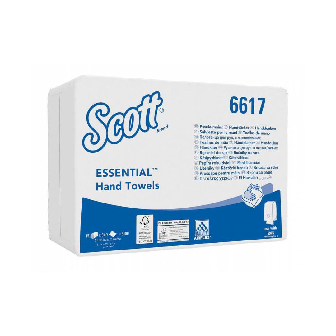 BildeHandduk SCOTT ESSENTIAL 5100/fp Vit