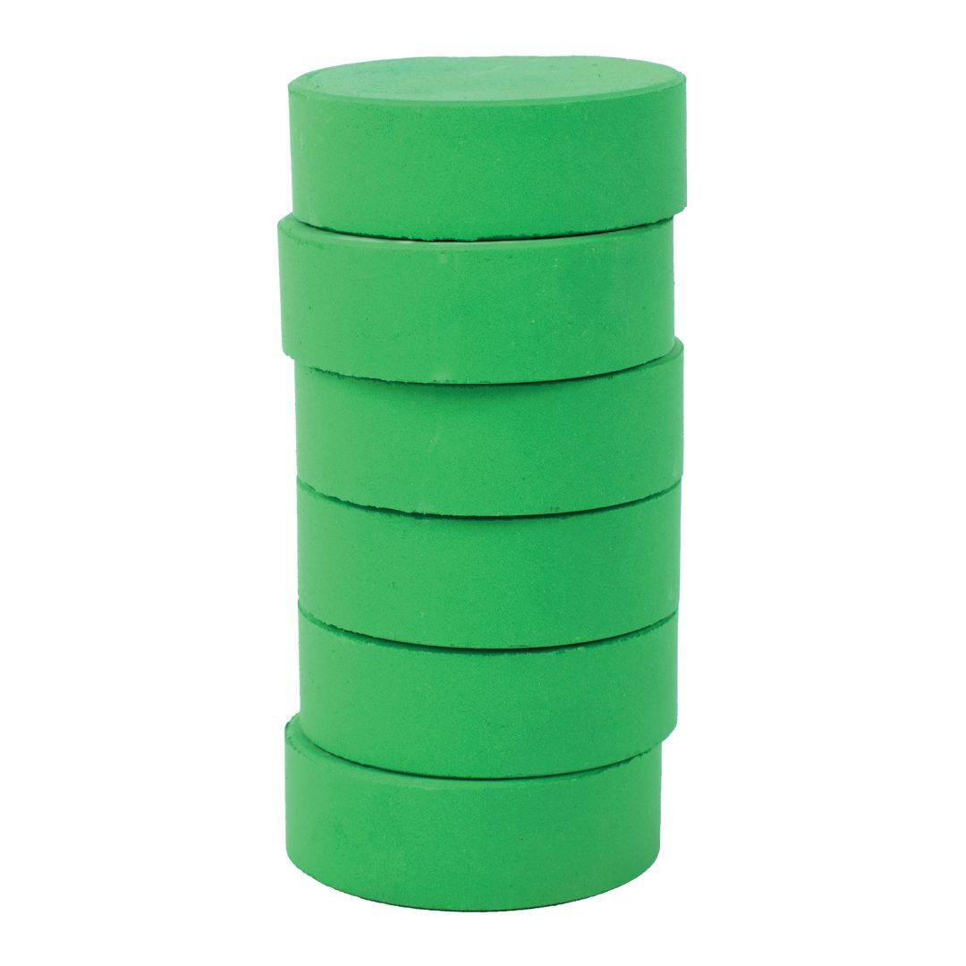 BildeFärgpuckar 57mm, grön 6/fp