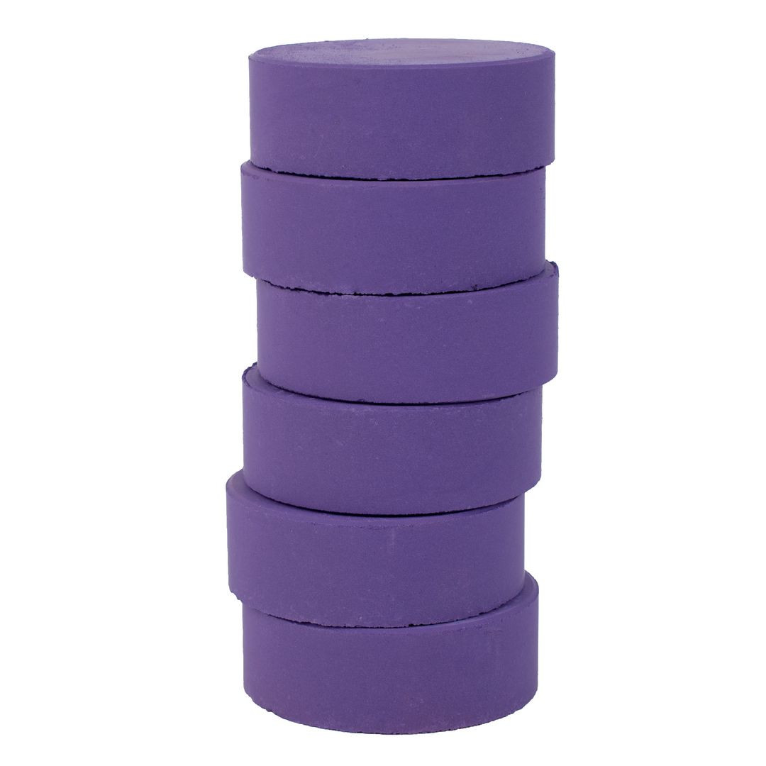 BildeFärgpuckar 57mm, lila 6/fp