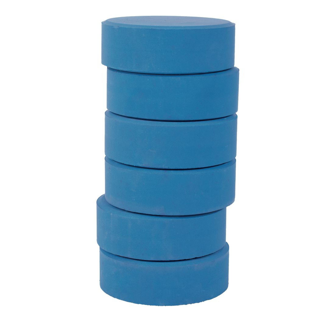 BildeFärgpuckar 57mm, blå 6/fp