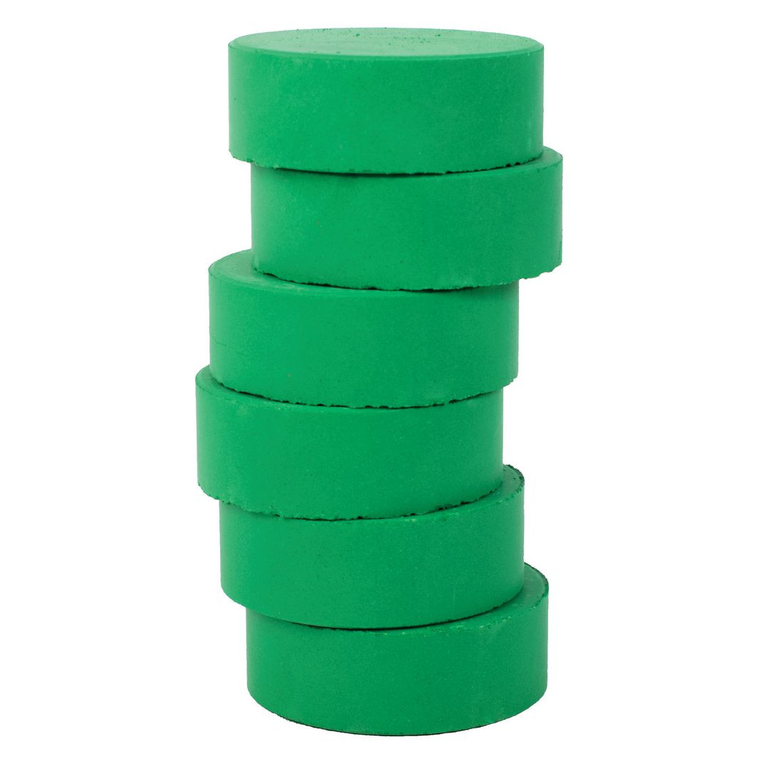 BildeFärgpuckar 57mm, mörkgrön 6/fp