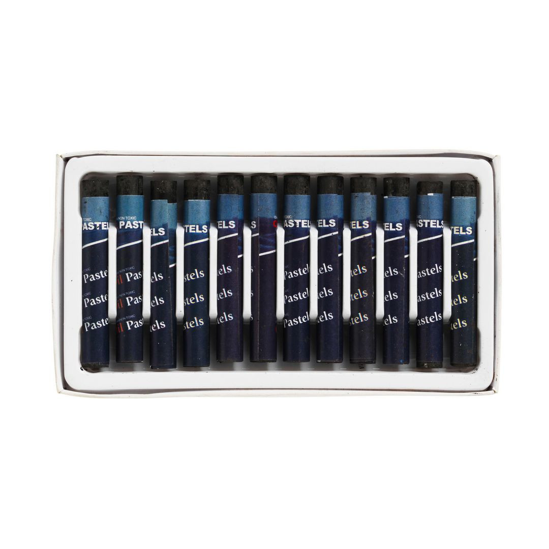 BildeOljepastellkrita svart 12/fp