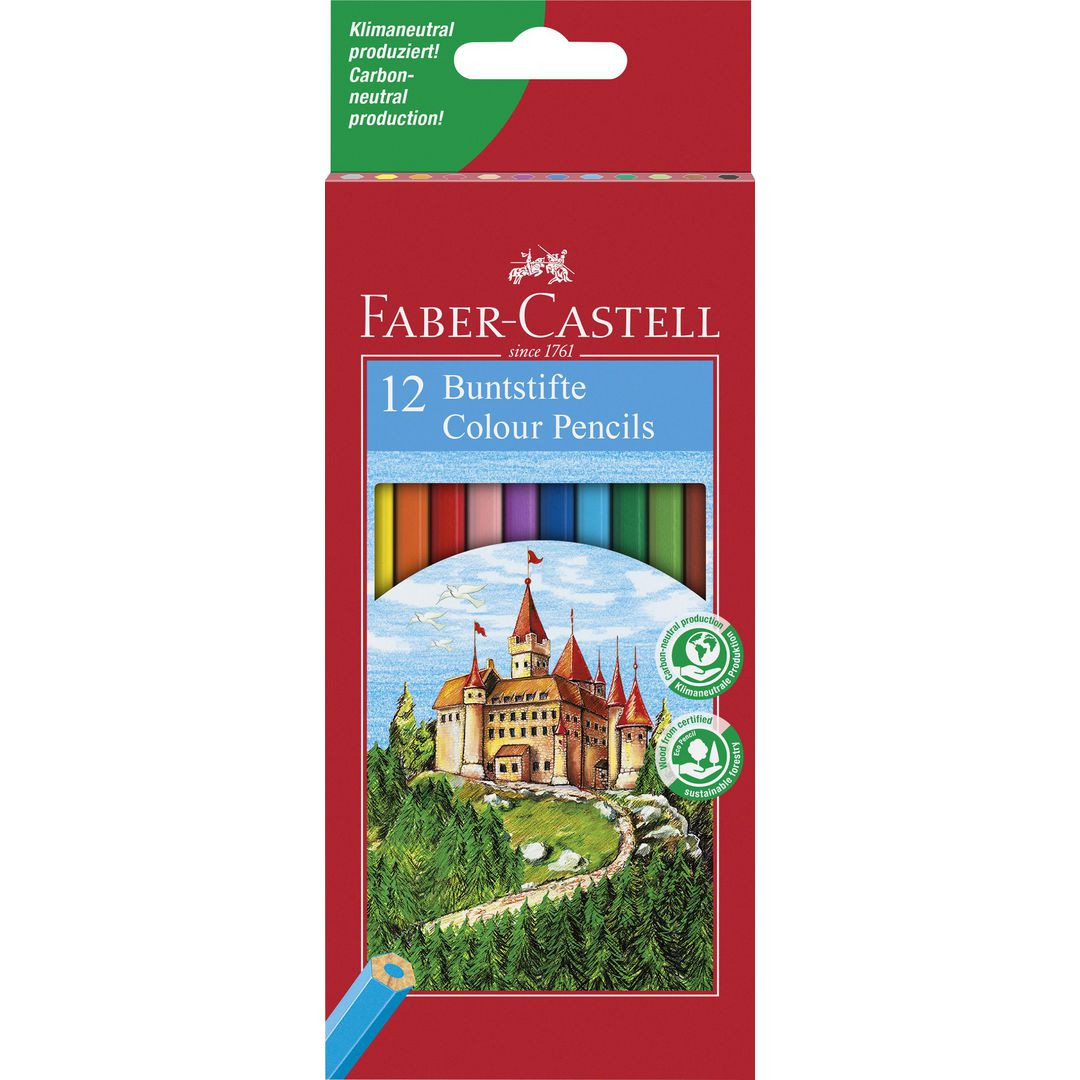 BildeFärgpenna FABER CASTELL Slott 12/fp