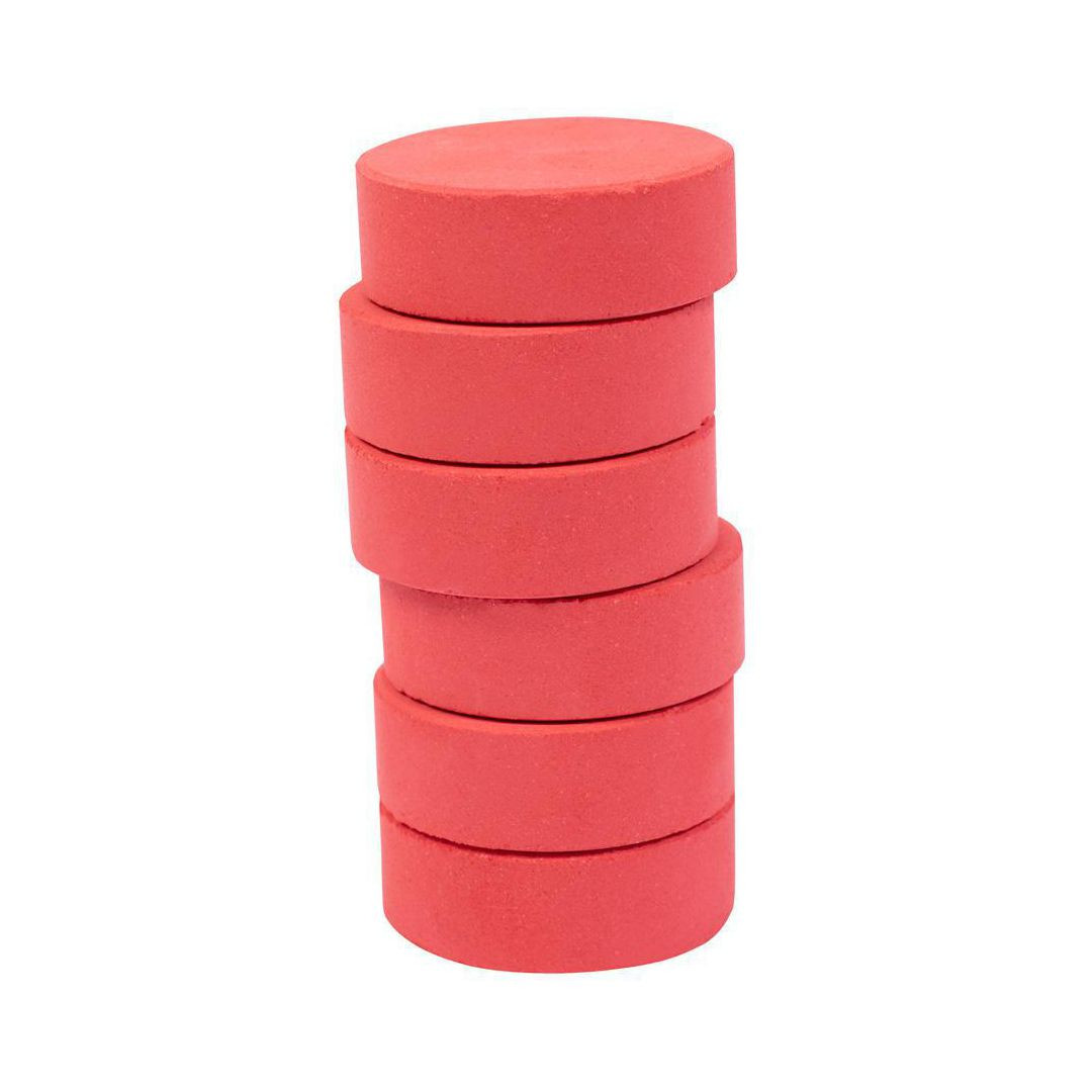 BildeFärgblock 44 mm ljusröd 6/fp