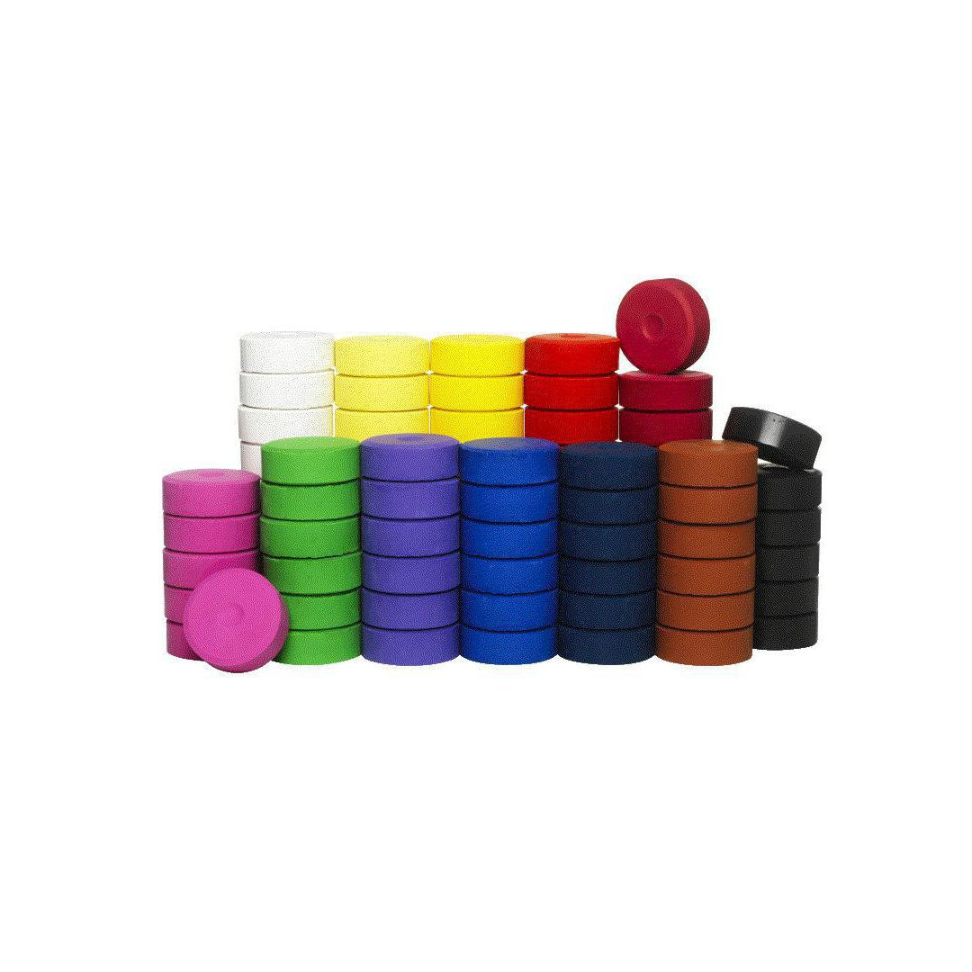 BildeFärgblock 44 mm vit 6/fp