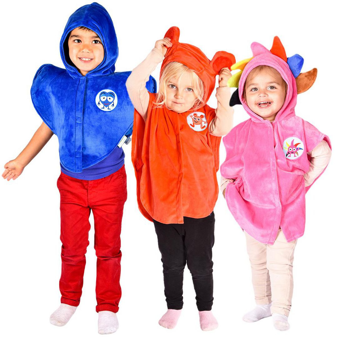 BildeMaskeraddräkt Babblarna Set1 1-4år 3/fp