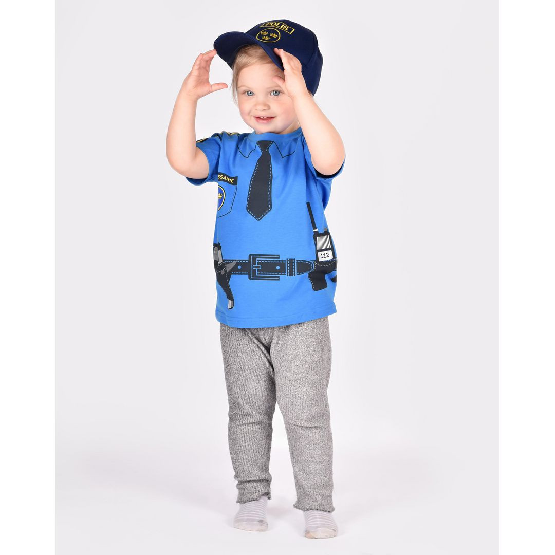 BildeMaskeraddräk Polis 4-6år