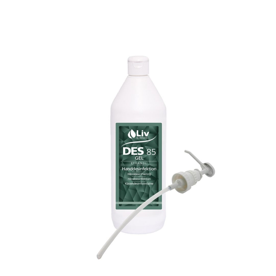 BildeHanddes. LIV Des85 gel med pump 1L