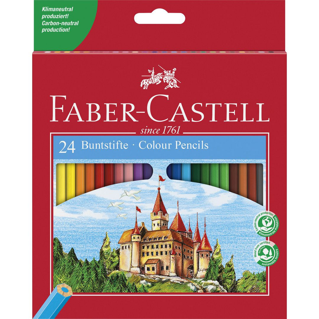 BildeFärgpenna Faber Castell Slott 24/fp