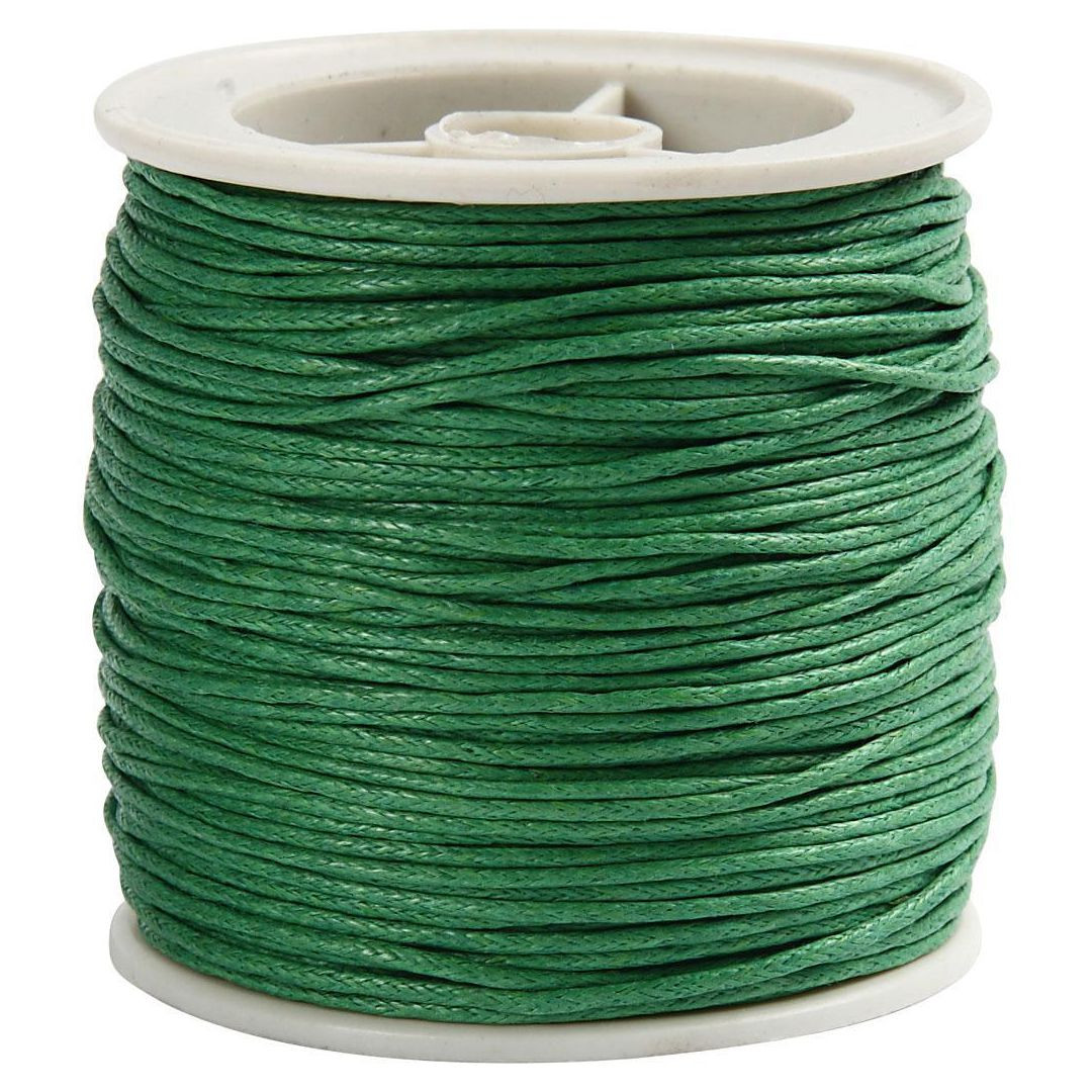 BildeBomullsnodd vaxad grön