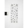 Glitterstickers silver stjärnor 110/fp