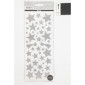 Glitterstickers silver stjärnor 110/fp