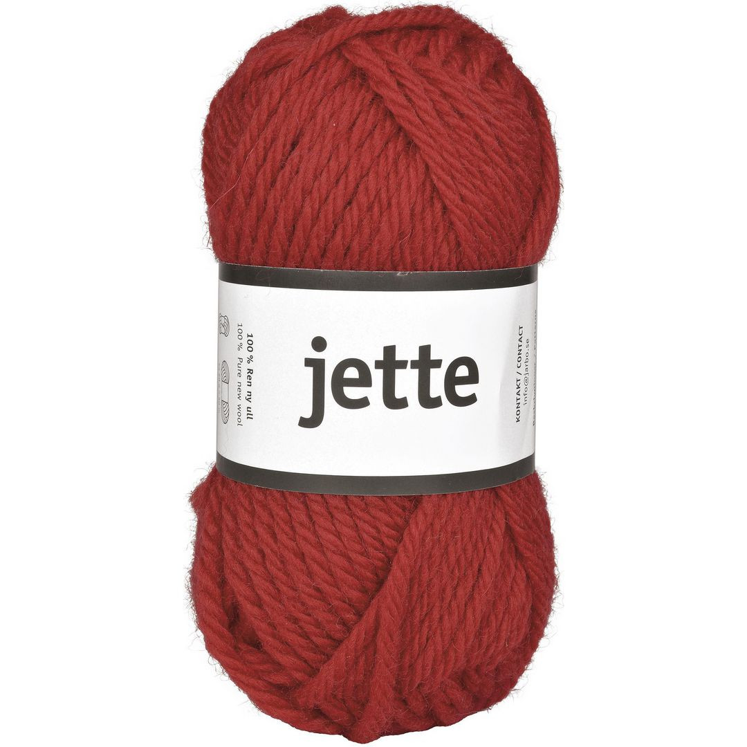 BildeUllgarn Jette 50g röd