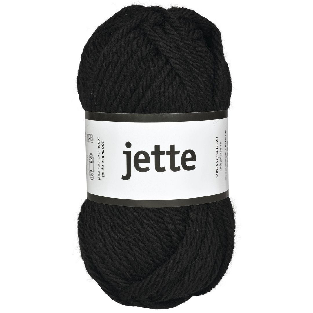 BildeUllgarn Jette 50g svart