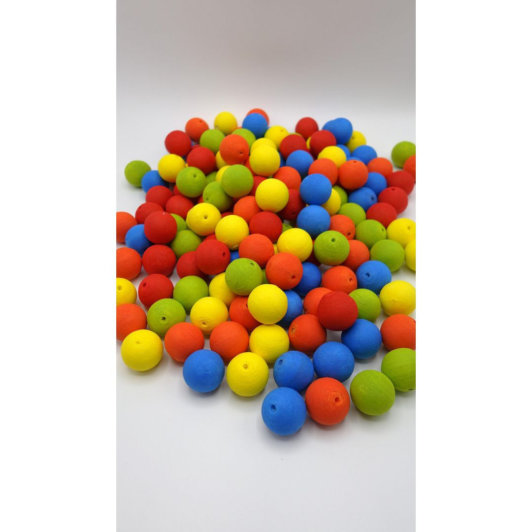 BildePapperskulor mix färgade 200/fp