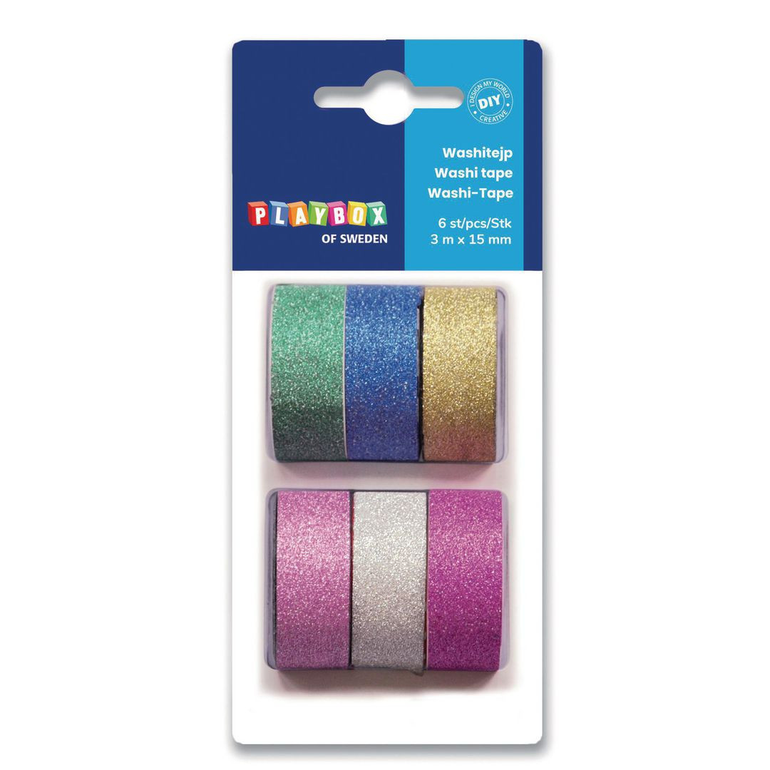 BildeWashitape glitter 6/fp