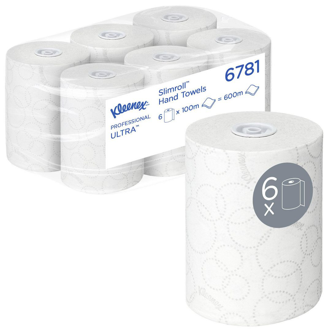 BildeHandduk KLEENEX Ultra Slimroll 6/fp