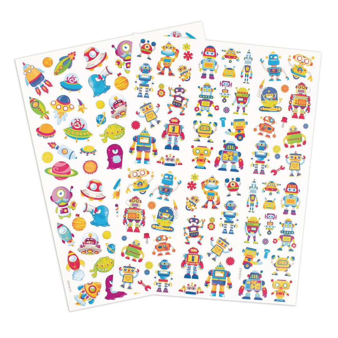 BildeStickers robotar och rymdfigurer 154/fp
