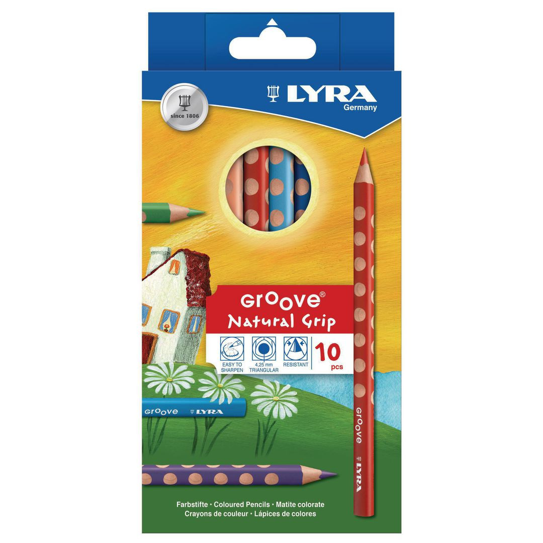 BildeFärgpenna LYRA Groove 10/fp