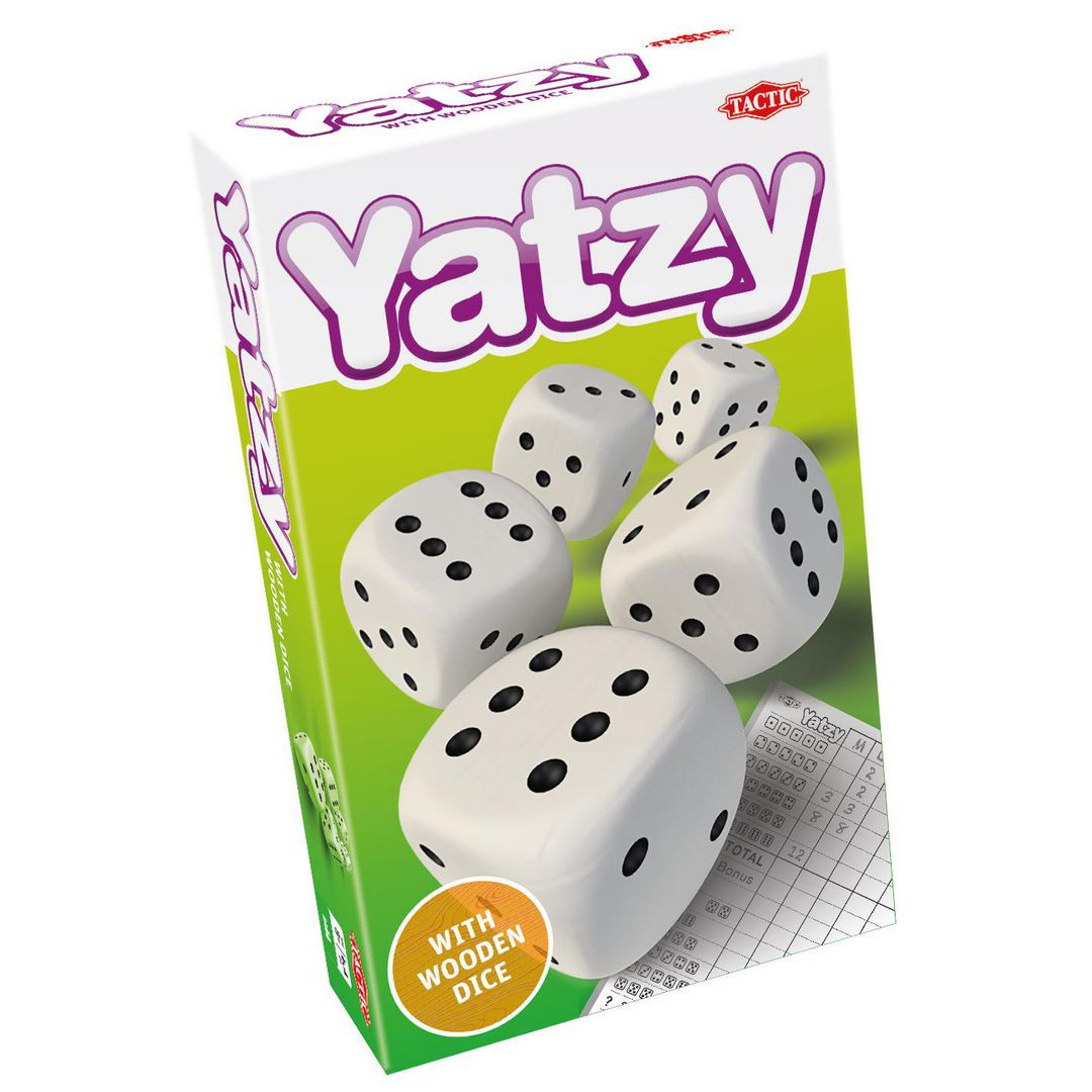 BildeSpel Yatzy med trätärningar