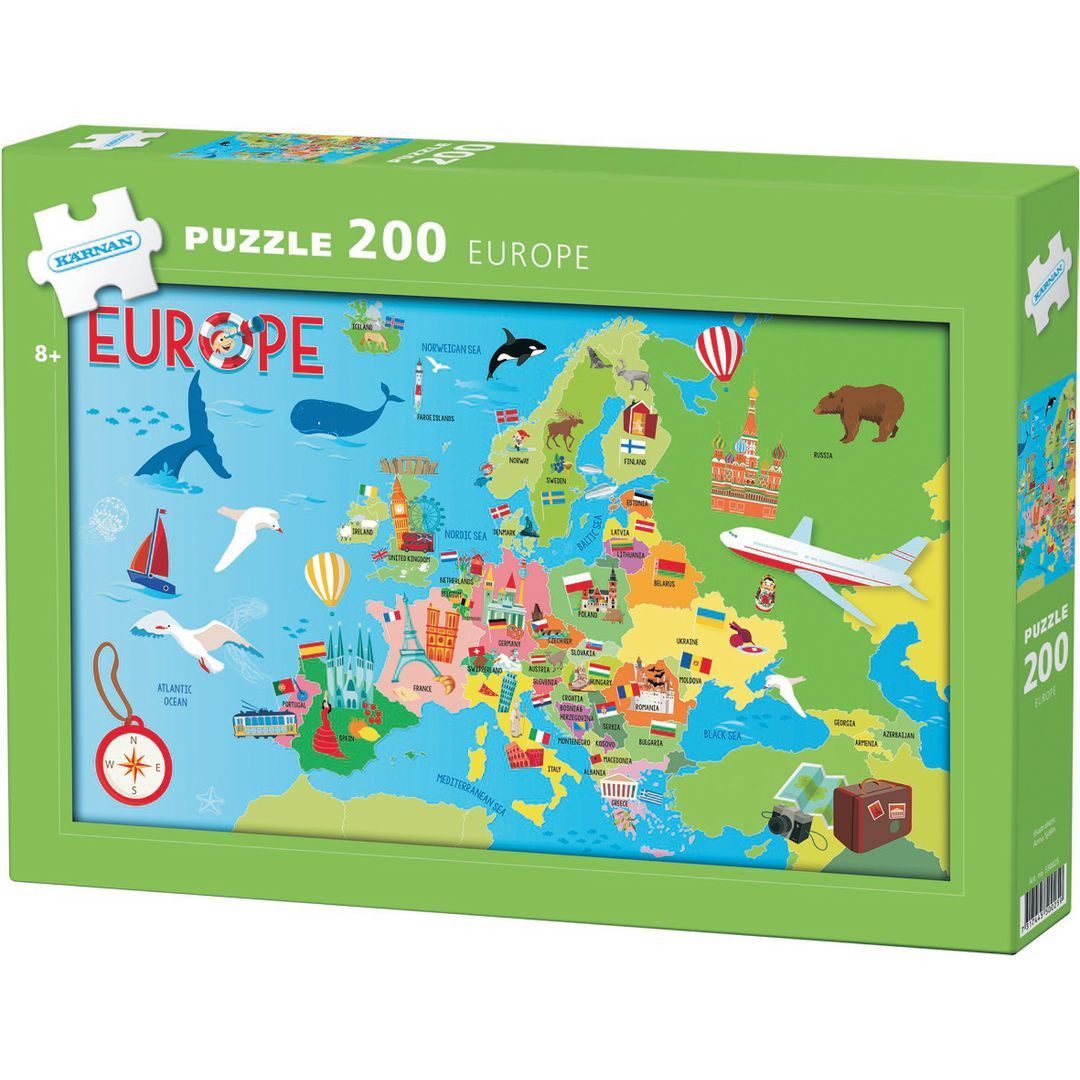 BildePussel Europa 200 bitar