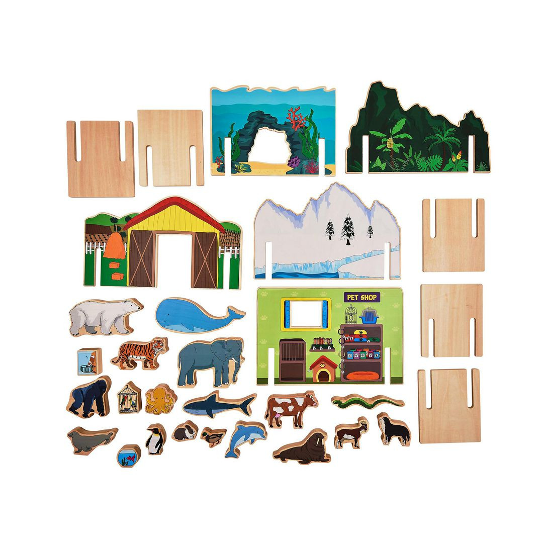 BildeVilda djur i trä 30/fp