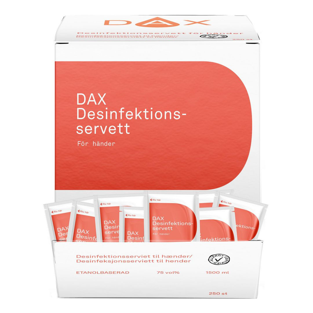 BildeDesinfektionsservett DAX 250/fp