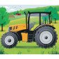 Träpussel Traktor 15 KÄRNAN bitar