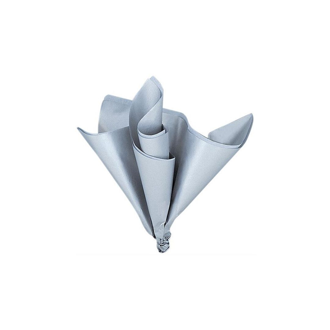 BildeSilkespapper 50x70cm silver 25 ark/fp