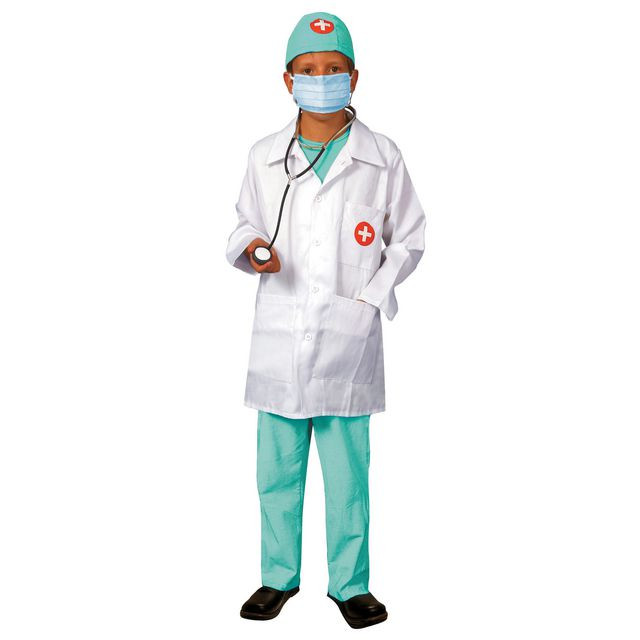 BildeMaskeraddräkt Doktor 4-6år