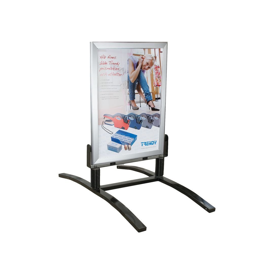 BildeGatuställ Alufjäder 70x100cm silver