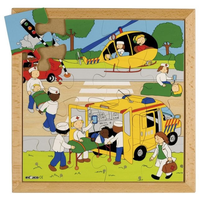 BildeRampussel olycka 34x34cm