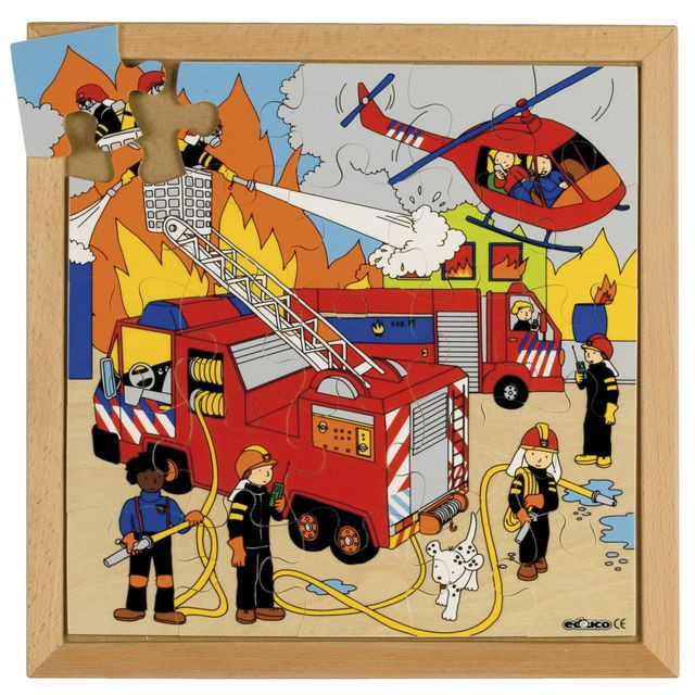 BildeRampussel brandkår 34x34cm