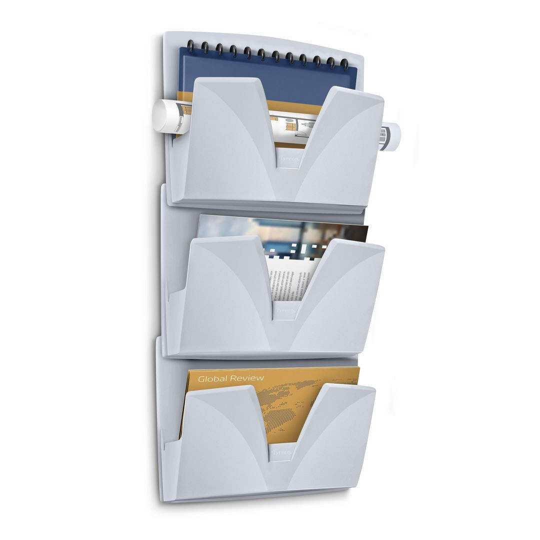 BildeBlankettfack LYRECO 3-fack ljugrå