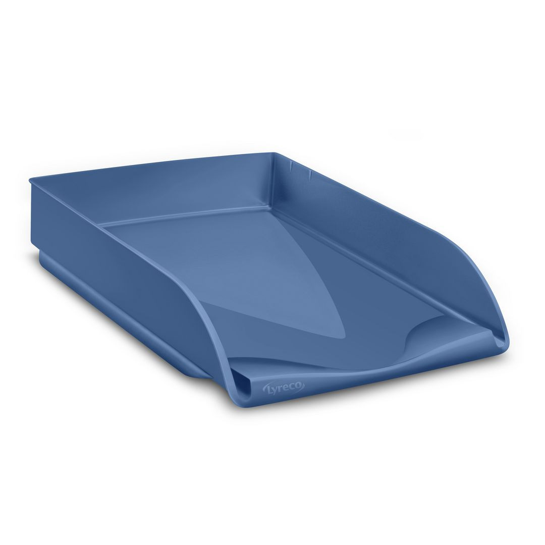 BildeBrevkorg LYRECO A4 blågrå