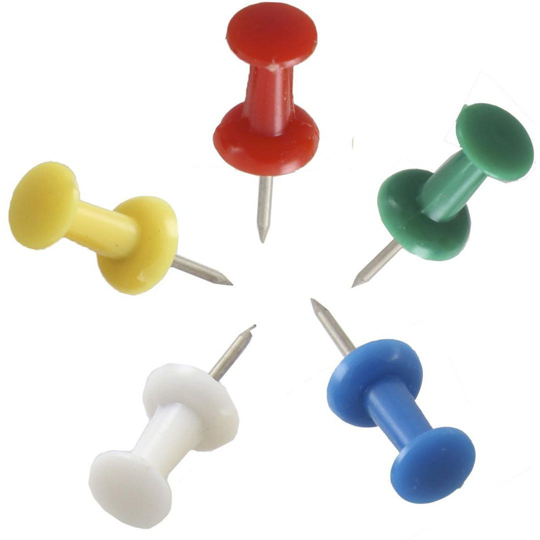 BildeKartnålar ACTUAL cylinderformad vit30/fp