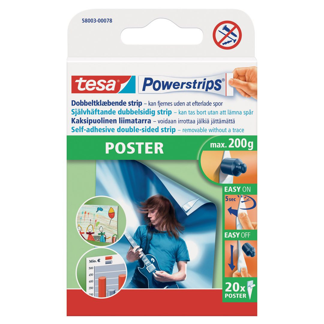BildePowerstrips TESA Poster 20/fp