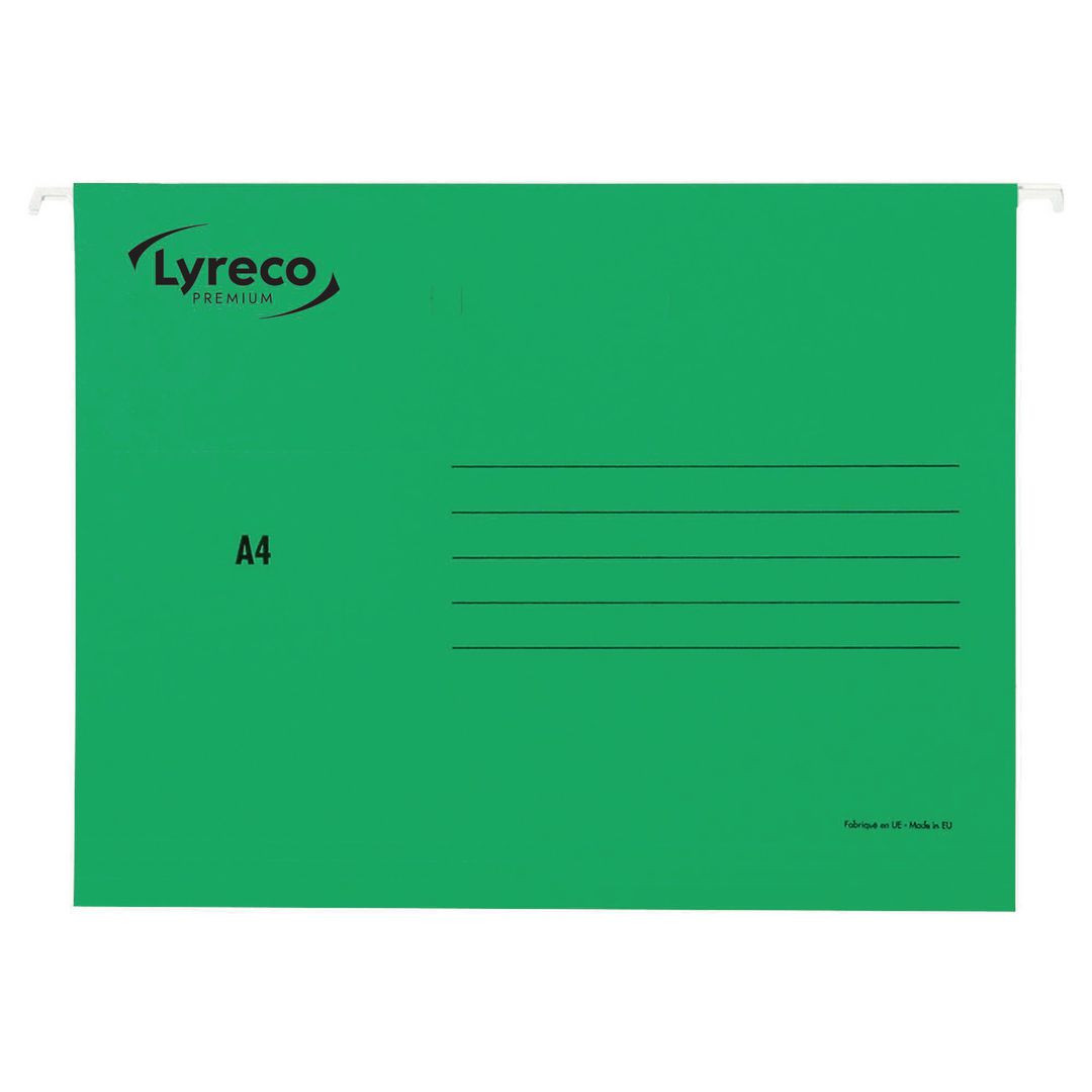 BildeHängmapp LYRECO premium A4 grön 25/fp