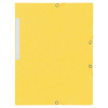 Gummibandsmapp LYRECO kart A4 gul 10/fp