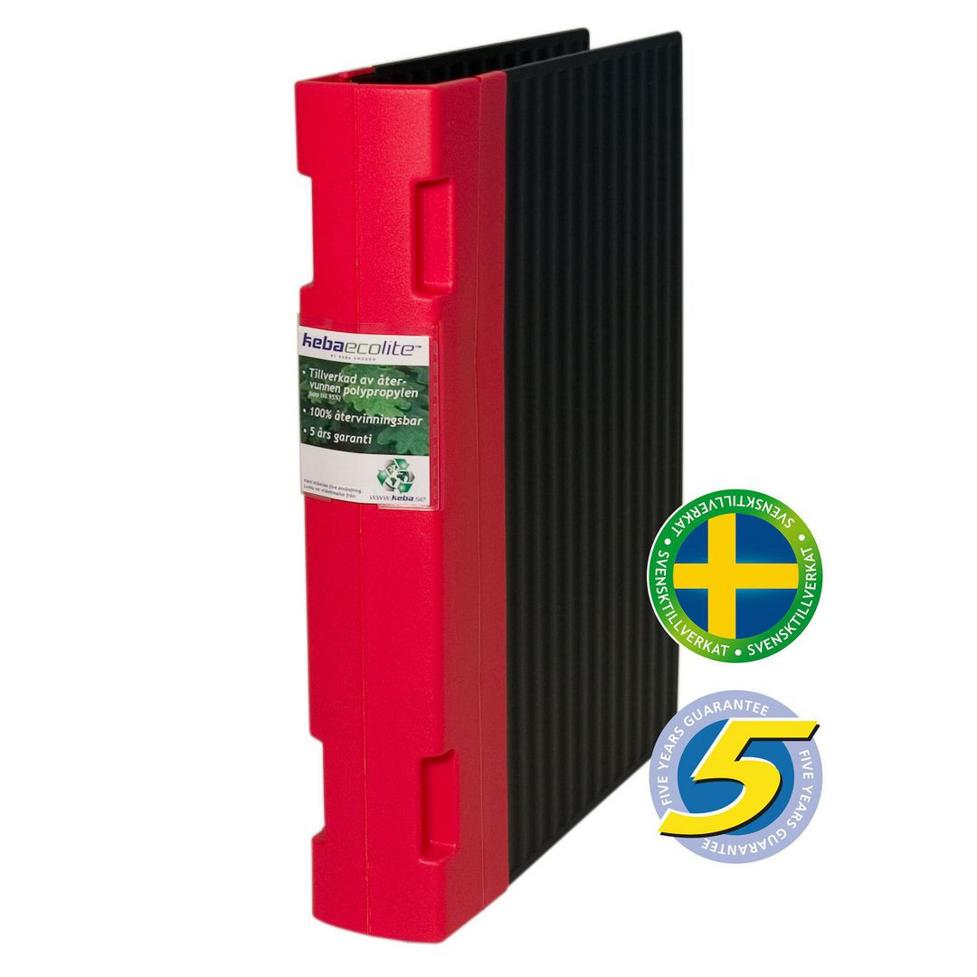 BildeGaffelpärm KEBAecolite A4 55mm röd