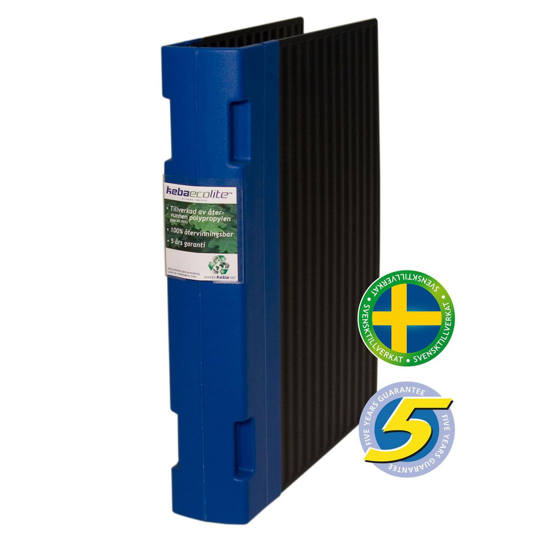 BildeGaffelpärm KEBAecolite A4 55mm blå