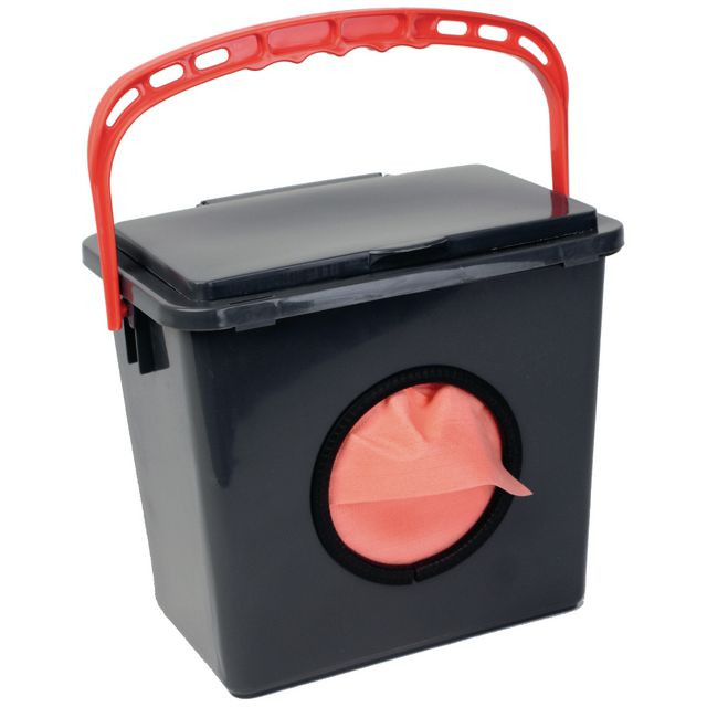 BildeDispenser ACTIVA JustOnce Städduk röd