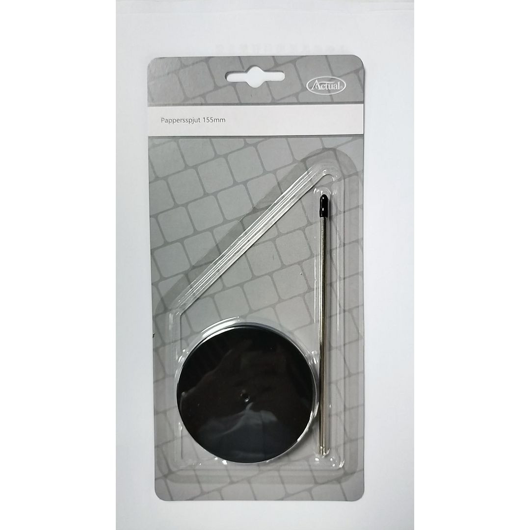 BildePappersspjut ACTUAL 155mm svart