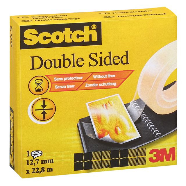 BildeDubbelhäftande tejp SCOTCH 22,8mx12,7mm