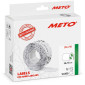 Etikett METO avtagbar 26x16 vit 12000/fp
